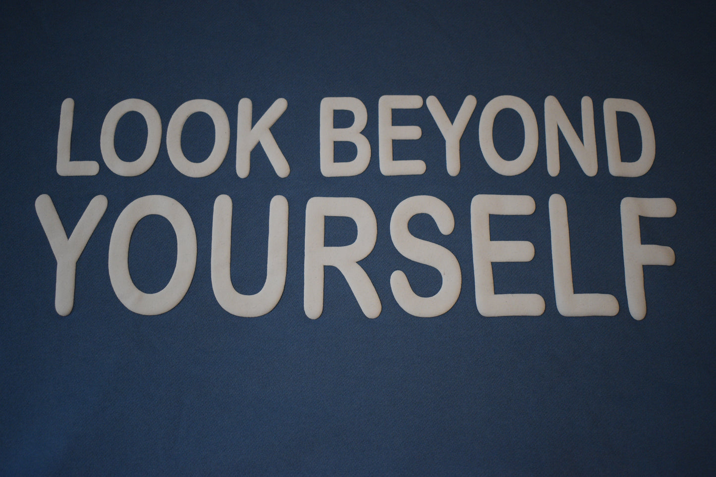 Look Beyond Yourself Hoodie LIGHT BLUE