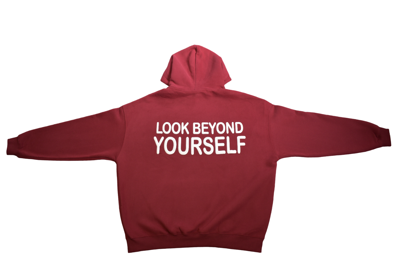 Look Beyond Yourself Hoodie RED